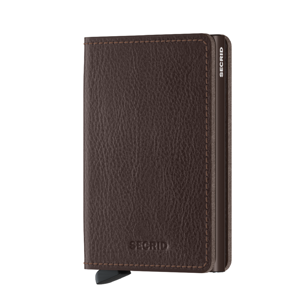 Mix & Match | Slimwallet Vegetable Tanned Brown