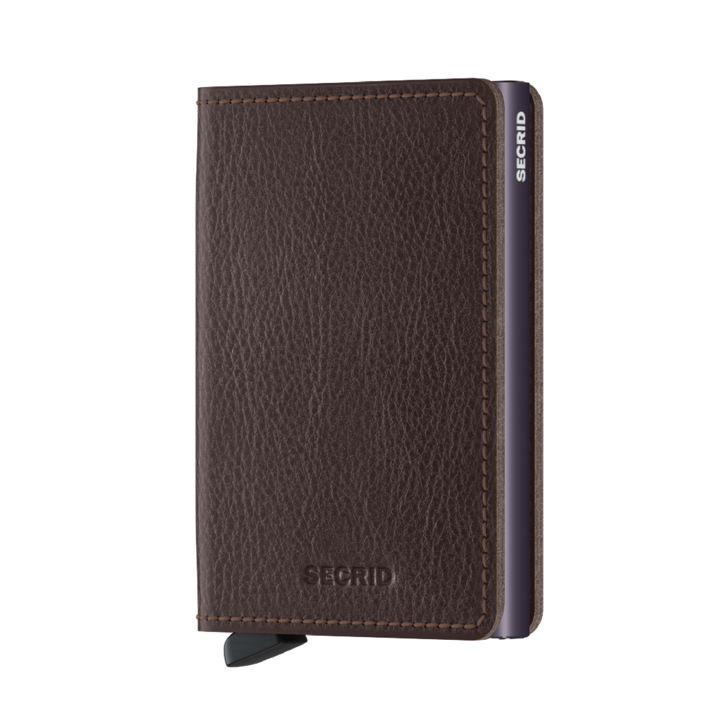 Mix & Match | Slimwallet Vegetable Tanned Brown