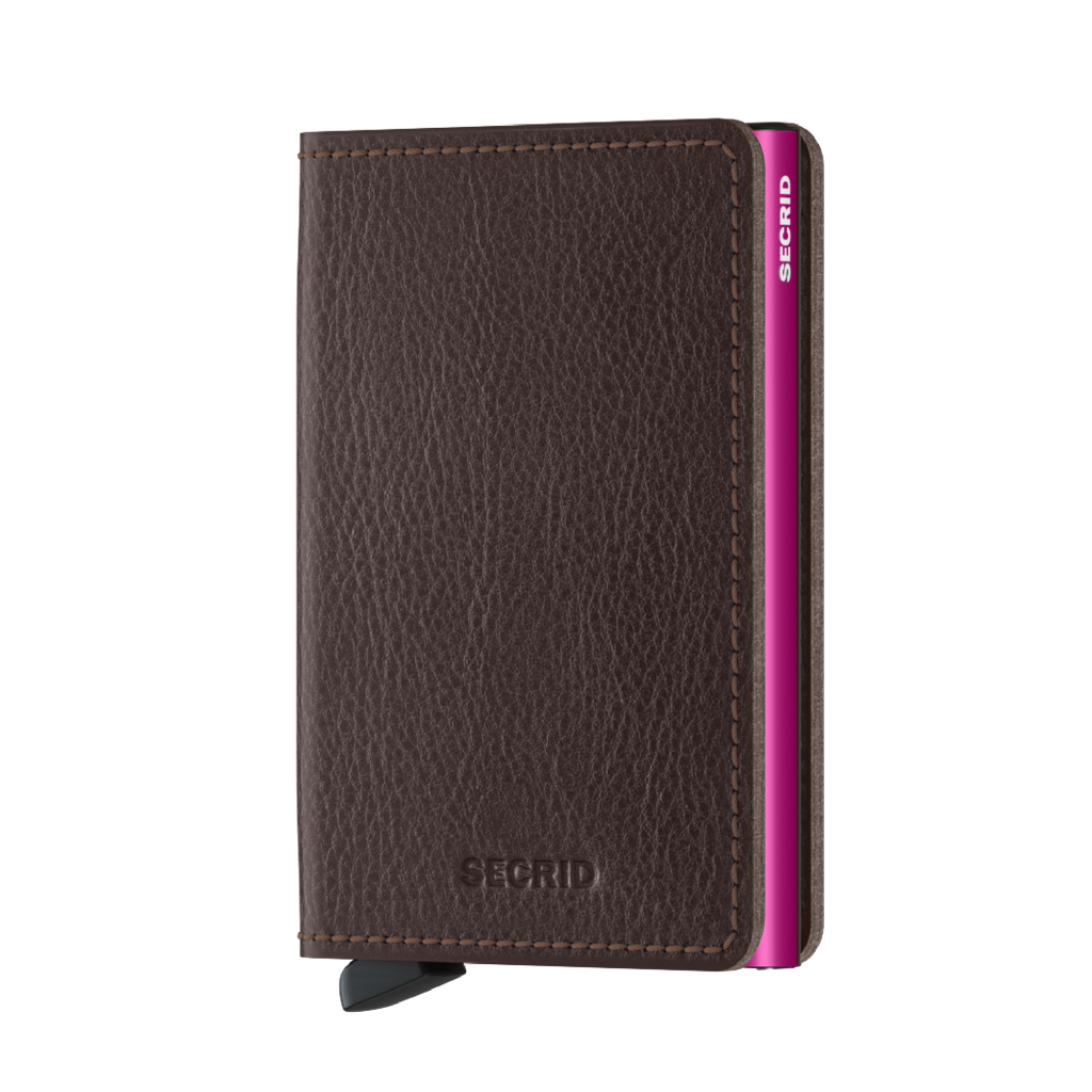 Mix & Match | Slimwallet Vegetable Tanned Brown