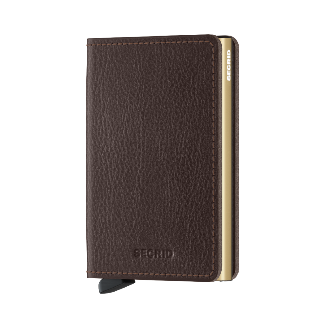 Mix & Match | Slimwallet Vegetable Tanned Brown