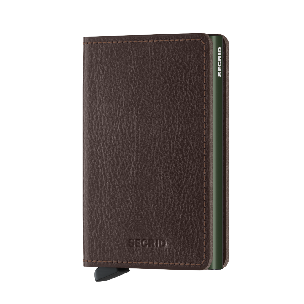 Mix & Match | Slimwallet Vegetable Tanned Brown