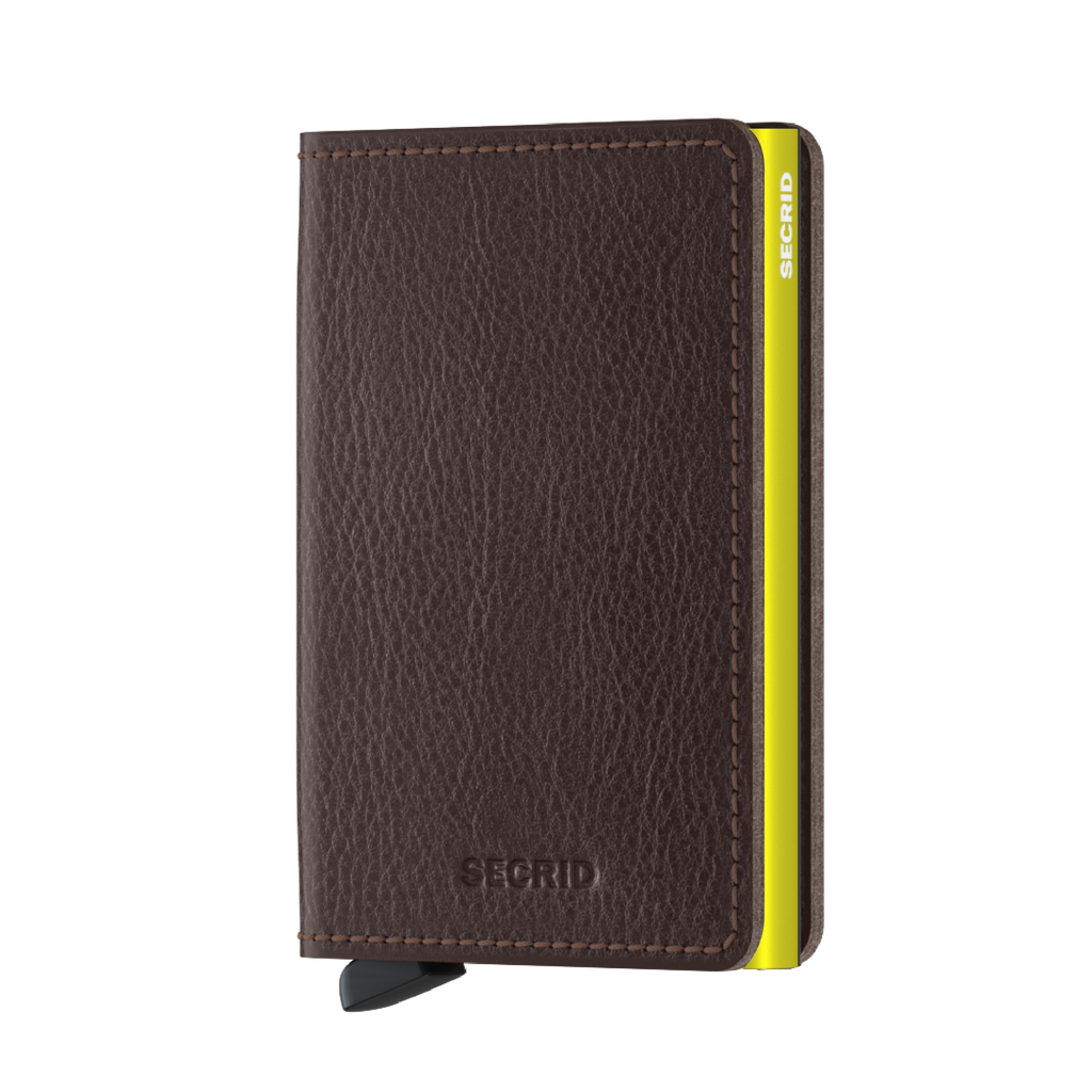 Mix & Match | Slimwallet Vegetable Tanned Brown