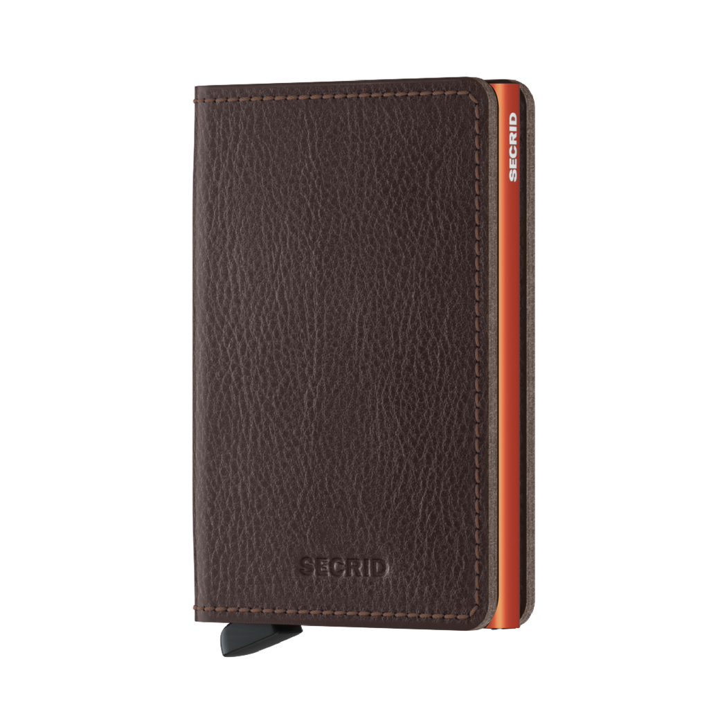 Mix & Match | Slimwallet Vegetable Tanned Brown