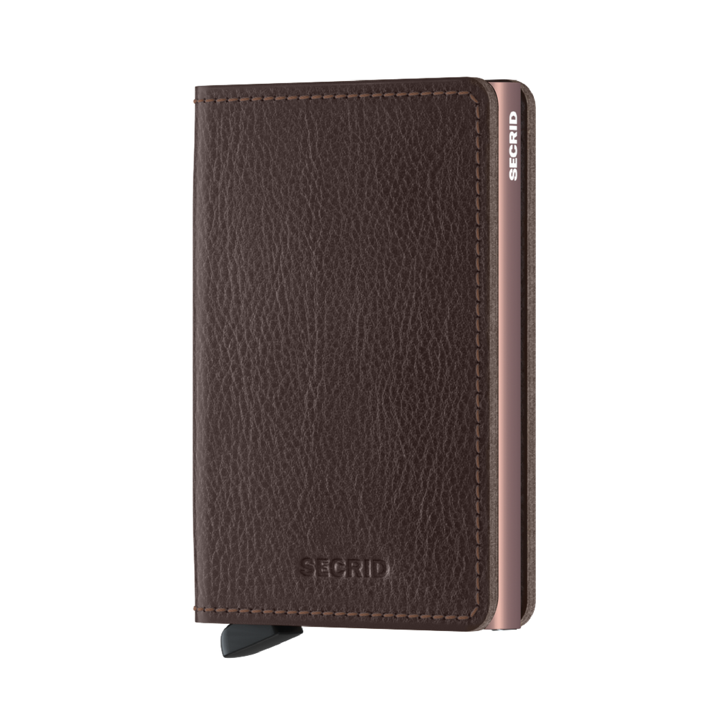 Mix & Match | Slimwallet Vegetable Tanned Brown