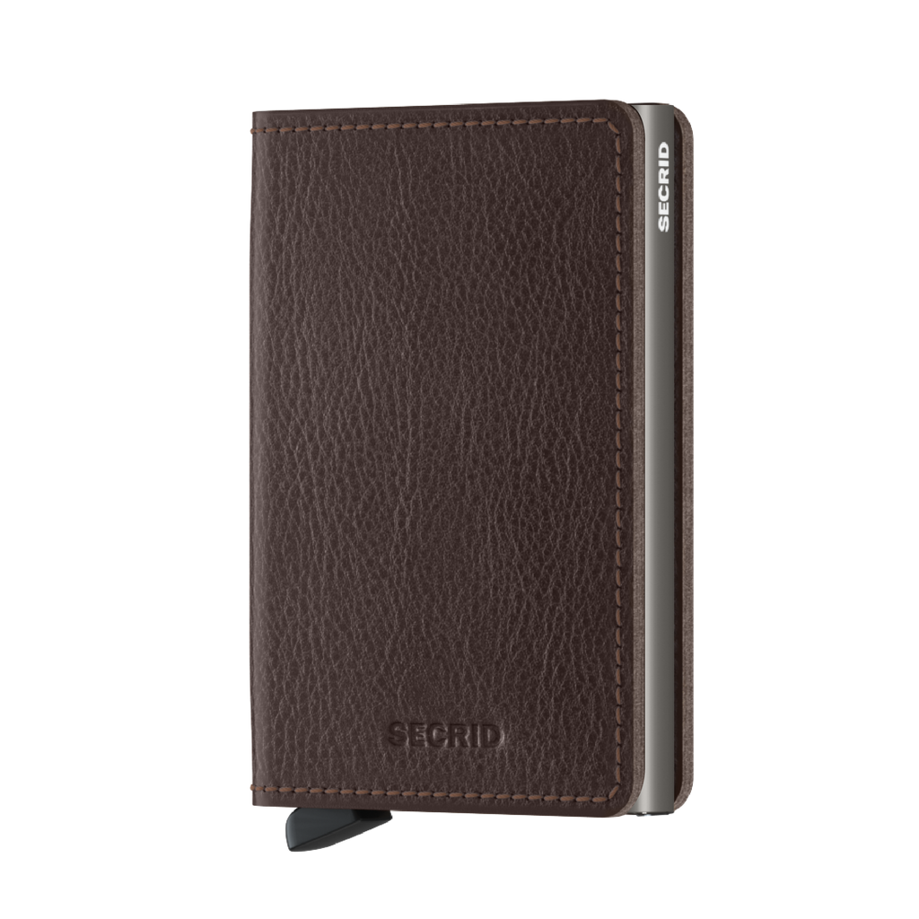 Mix & Match | Slimwallet Vegetable Tanned Brown