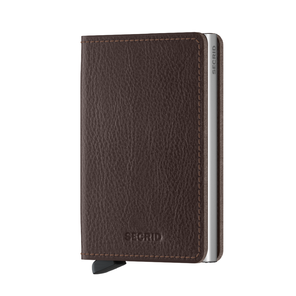 Mix & Match | Slimwallet Vegetable Tanned Brown