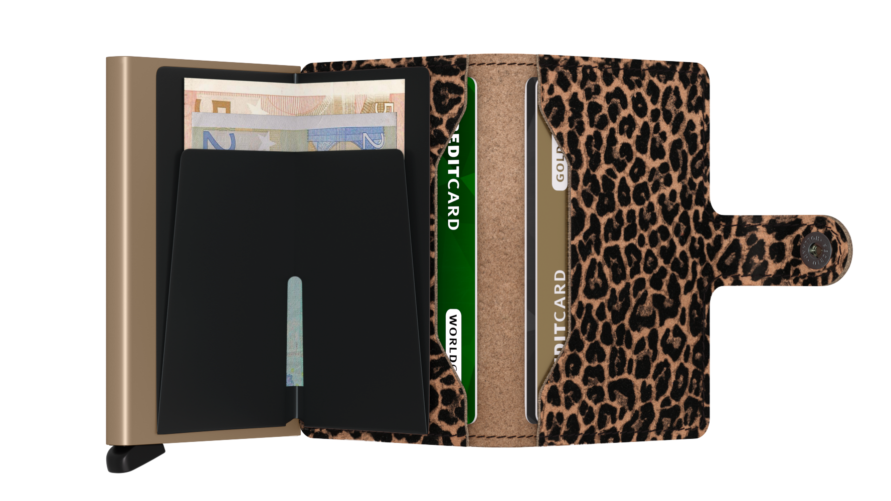 Miniwallet Leo Beige