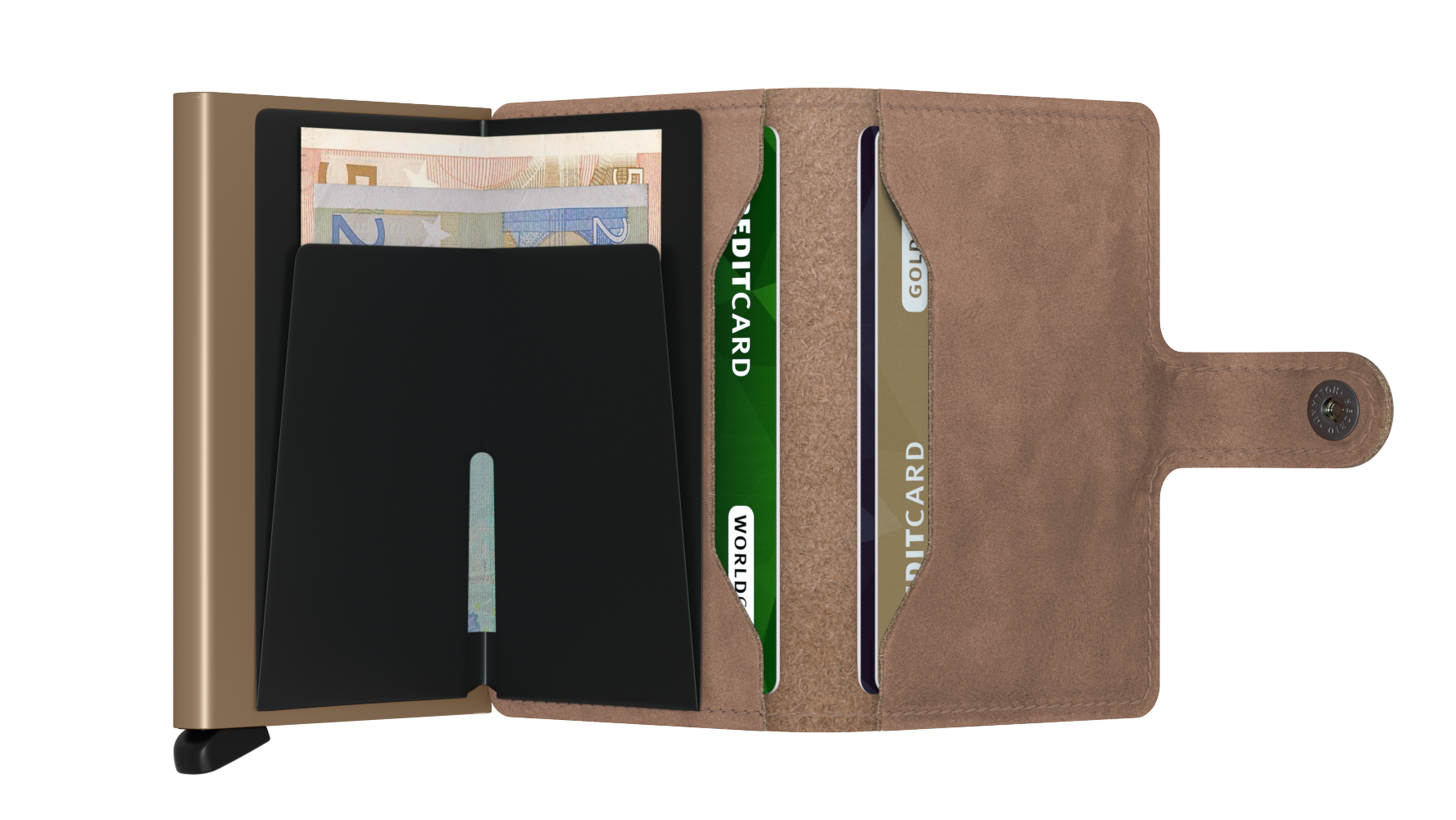 Miniwallet Vintage Taupe