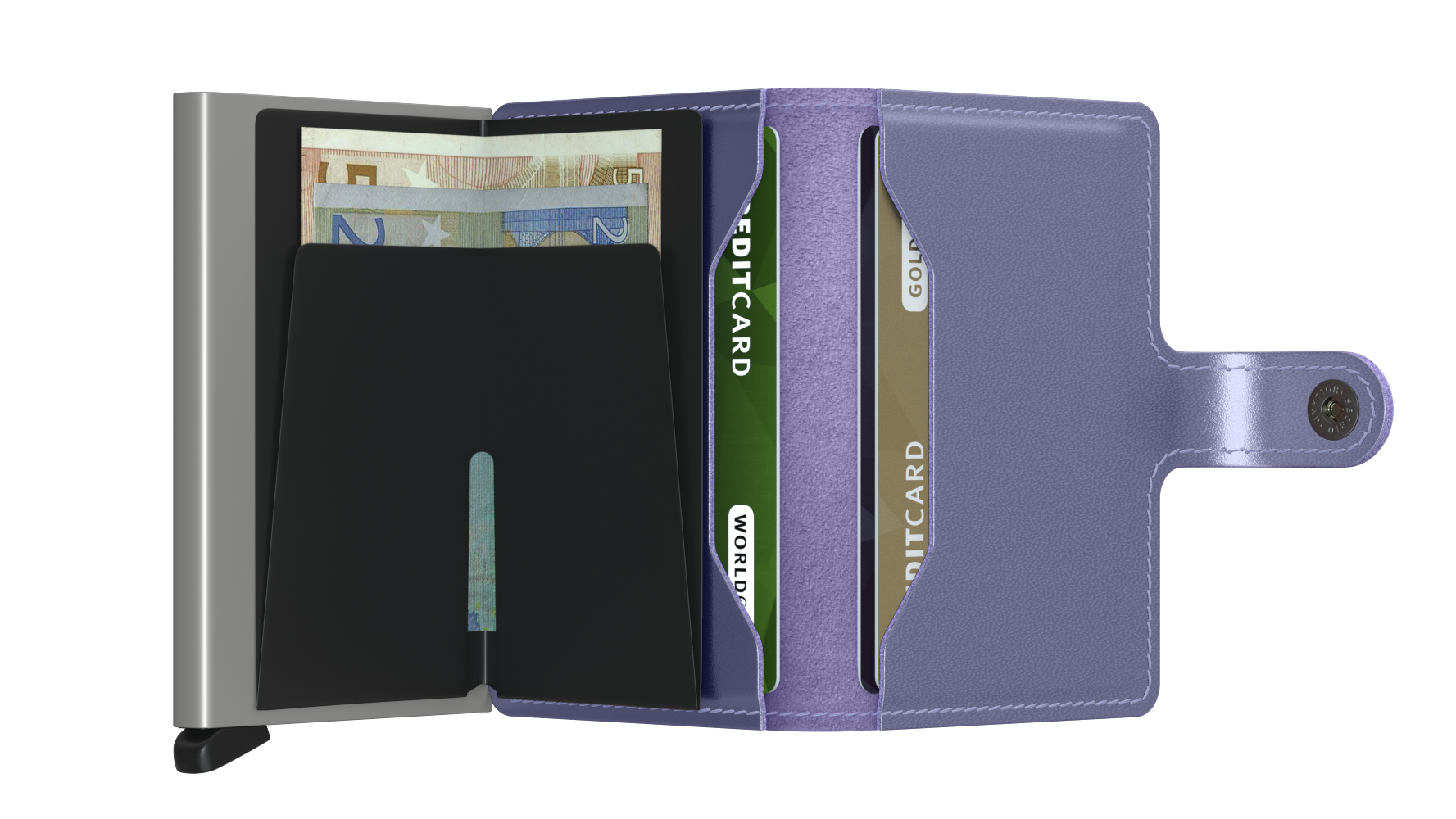 【 Miniwallet 限時優惠 】Metallic Lila 送 Coinpocket 一個