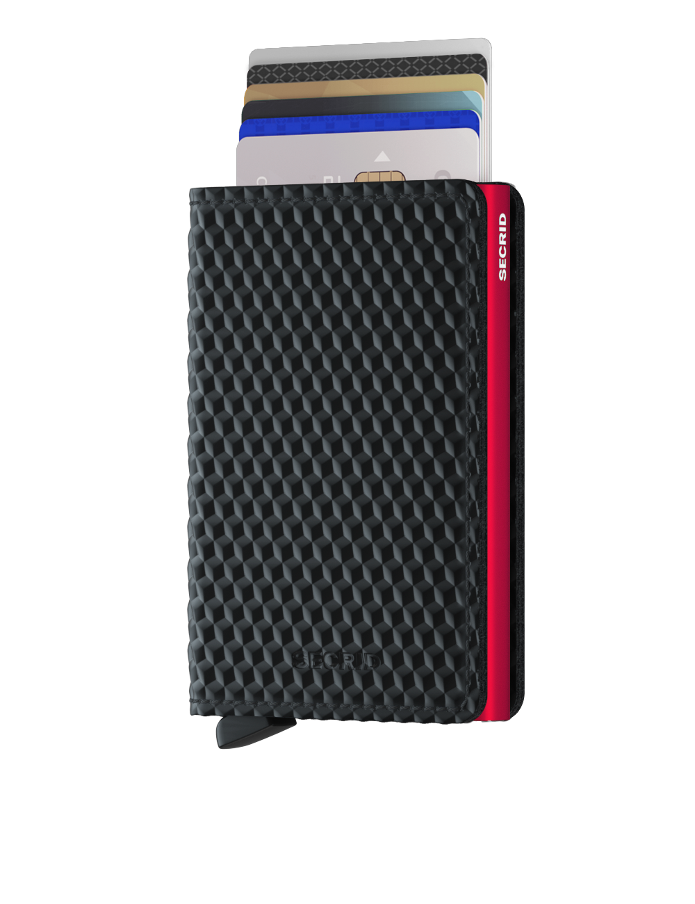 【 Slimwallet 限時優惠 】Cubic Black Red 送 Coinpocket 一個
