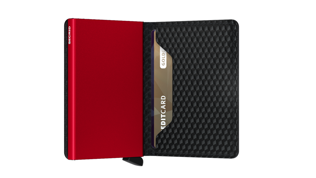 【 Slimwallet 限時優惠 】Cubic Black Red 送 Coinpocket 一個