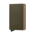 【 Slimwallet 限時優惠 】Saffiano Olive 送 Coinpocket 一個