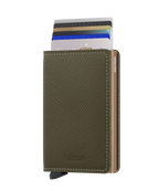 【 Slimwallet 限時優惠 】Saffiano Olive 送 Coinpocket 一個