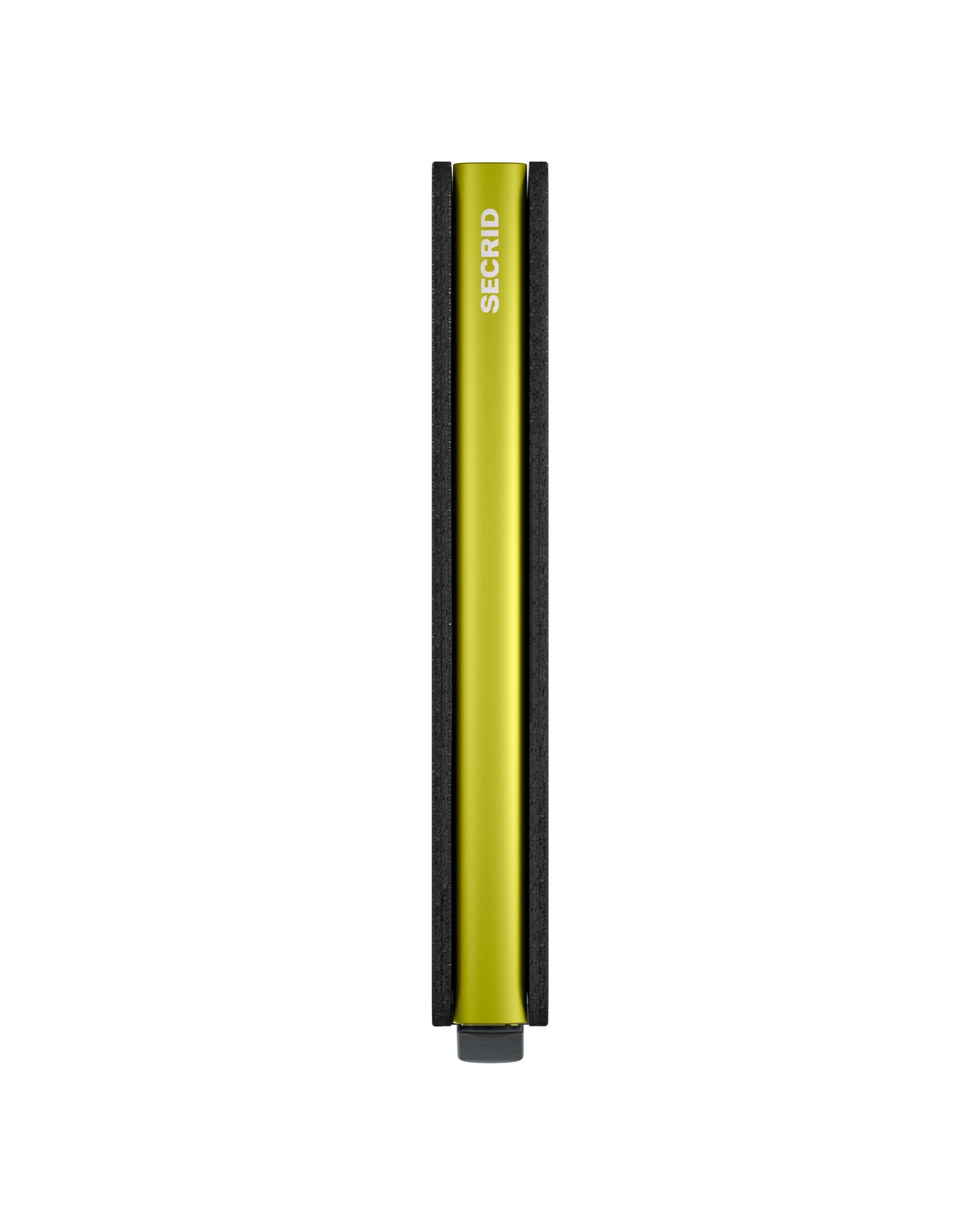 Slimwallet Matte Grey & Lime