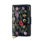 Premium Miniwallet Stitch Floral Black