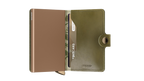 Premium Miniwallet Stitch Floral Olive