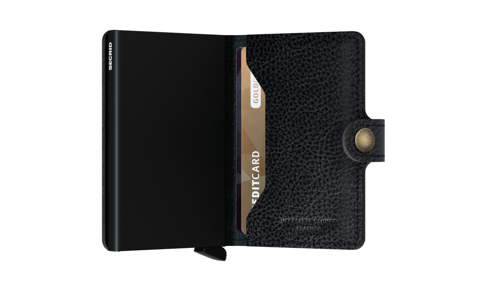 Miniwallet Veg Black Black