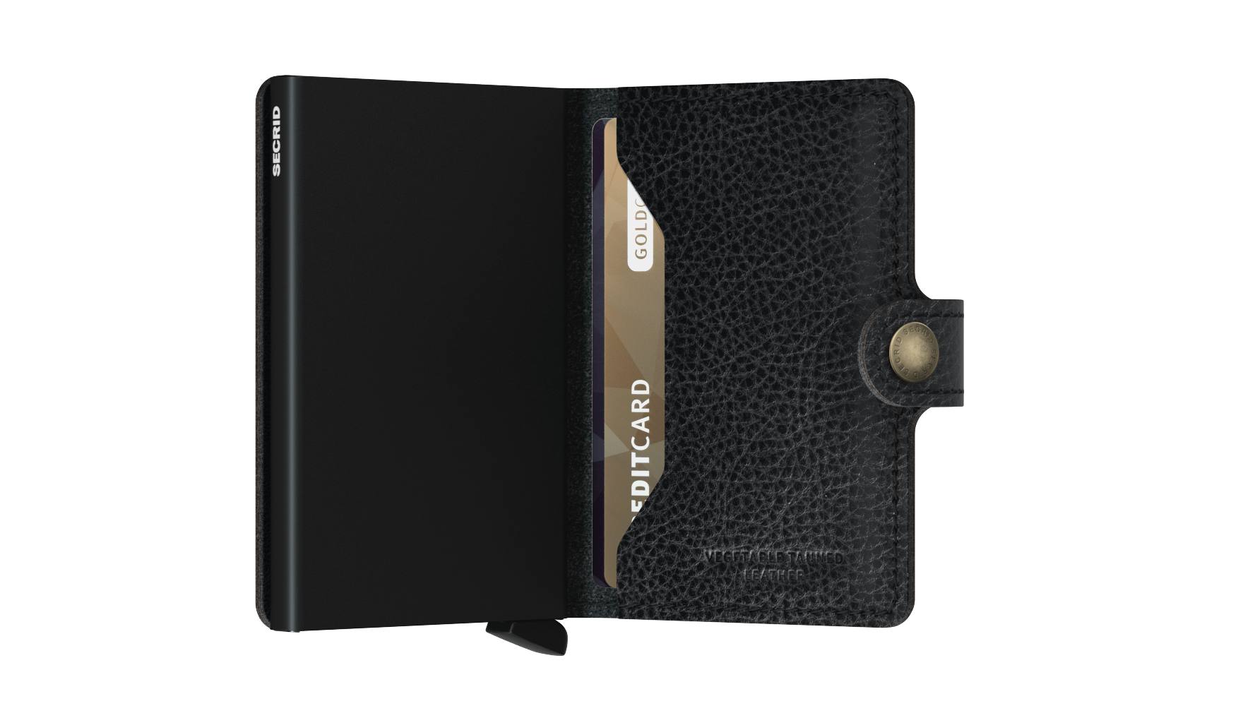 Miniwallet Veg Black Black
