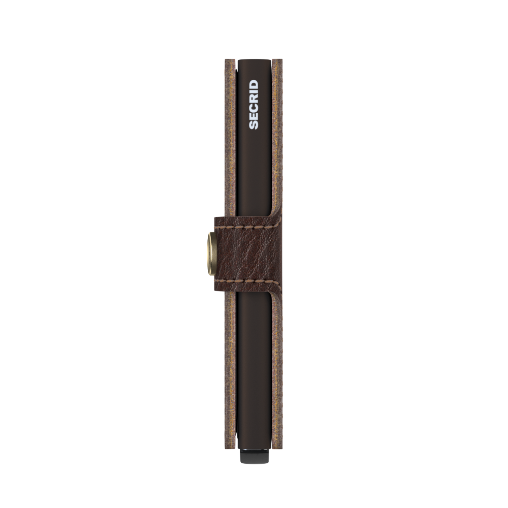 Miniwallet Veg Espresso Brown