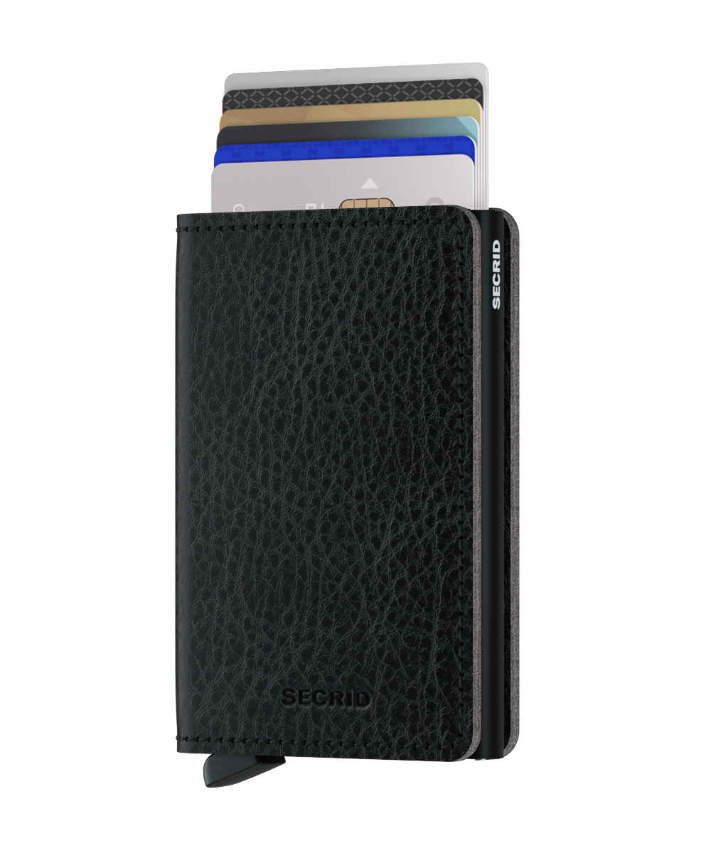Slimwallet Veg Black Black