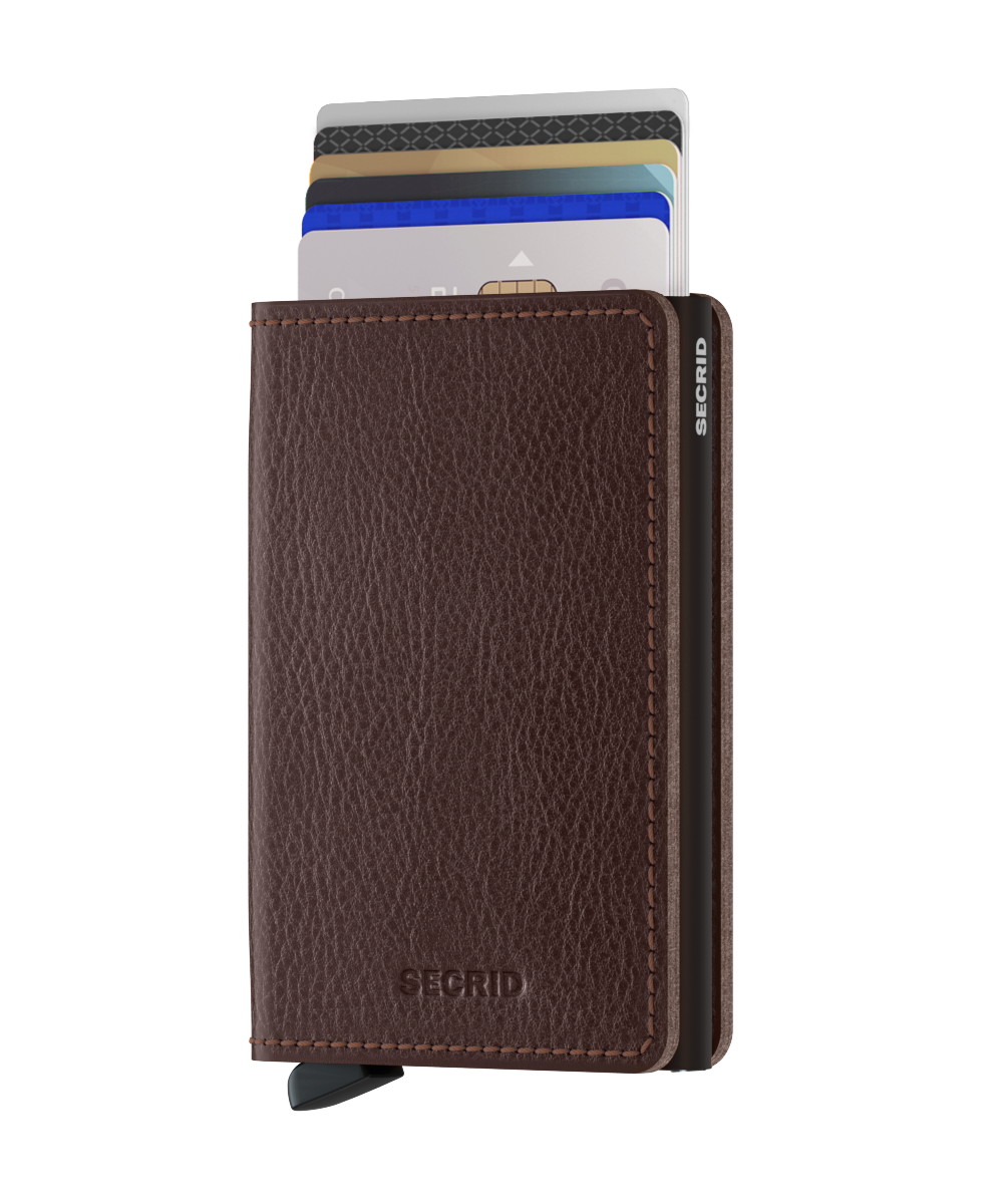 Slimwallet Veg Espresso Brown