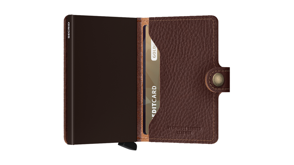 Slimwallet Veg Espresso Brown