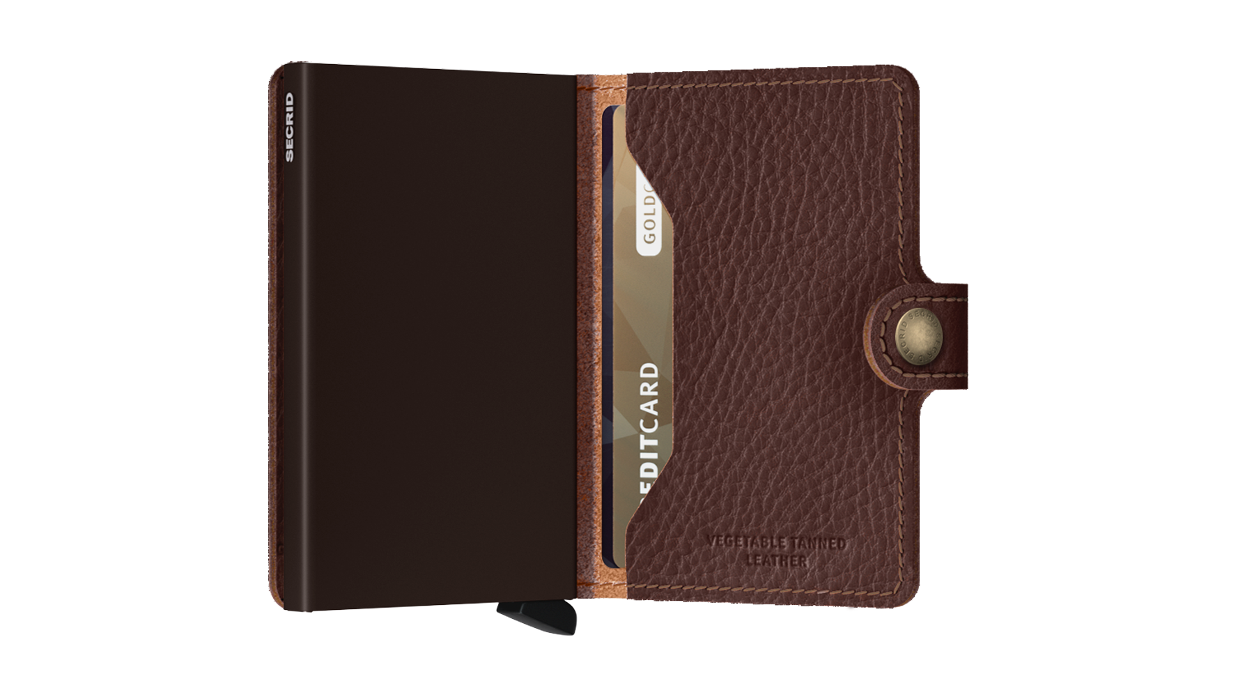 Slimwallet Veg Espresso Brown