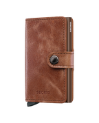 Miniwallet Vintage Cognac Brown