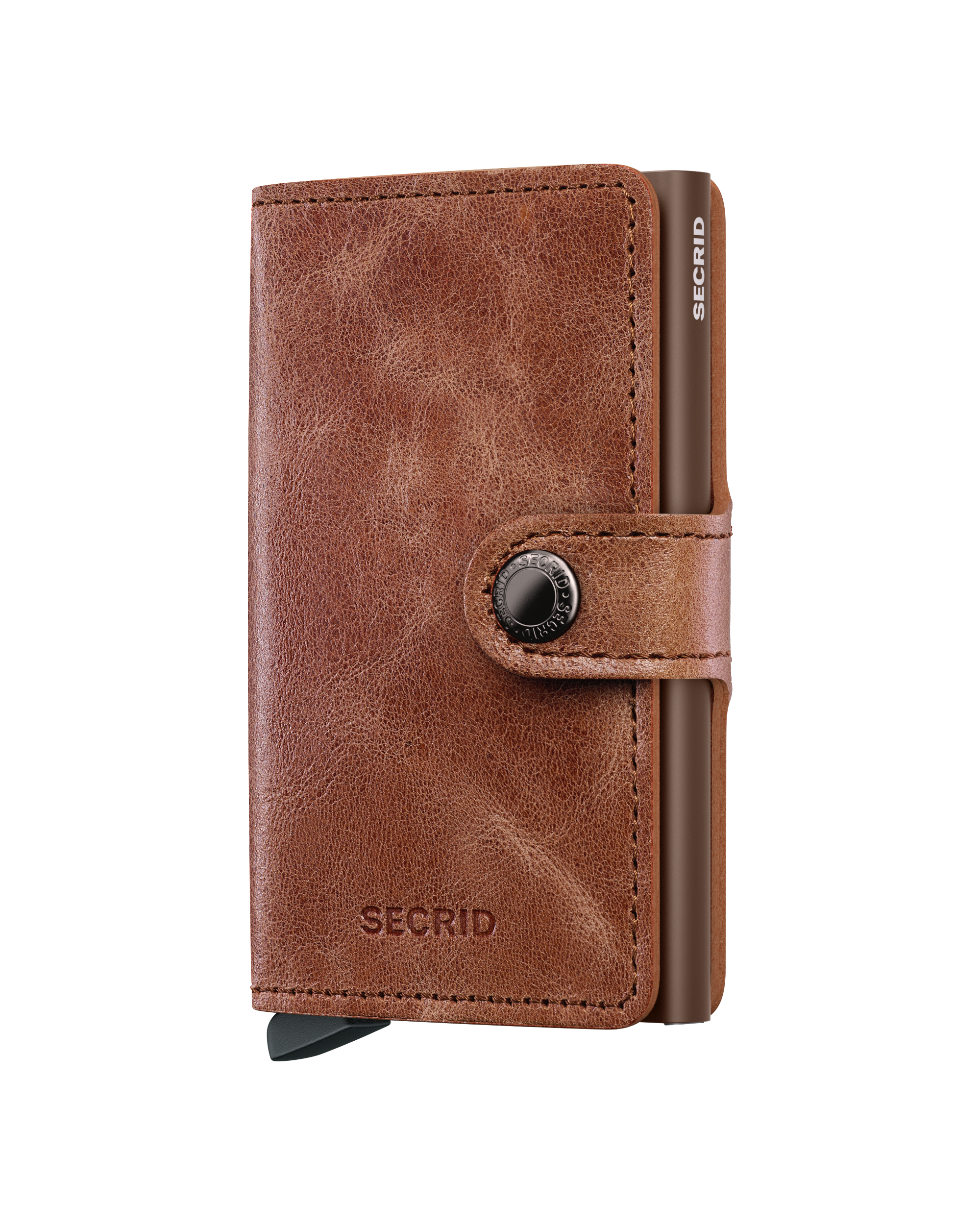 Miniwallet Vintage Cognac Brown