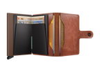 Miniwallet Vintage Cognac Brown