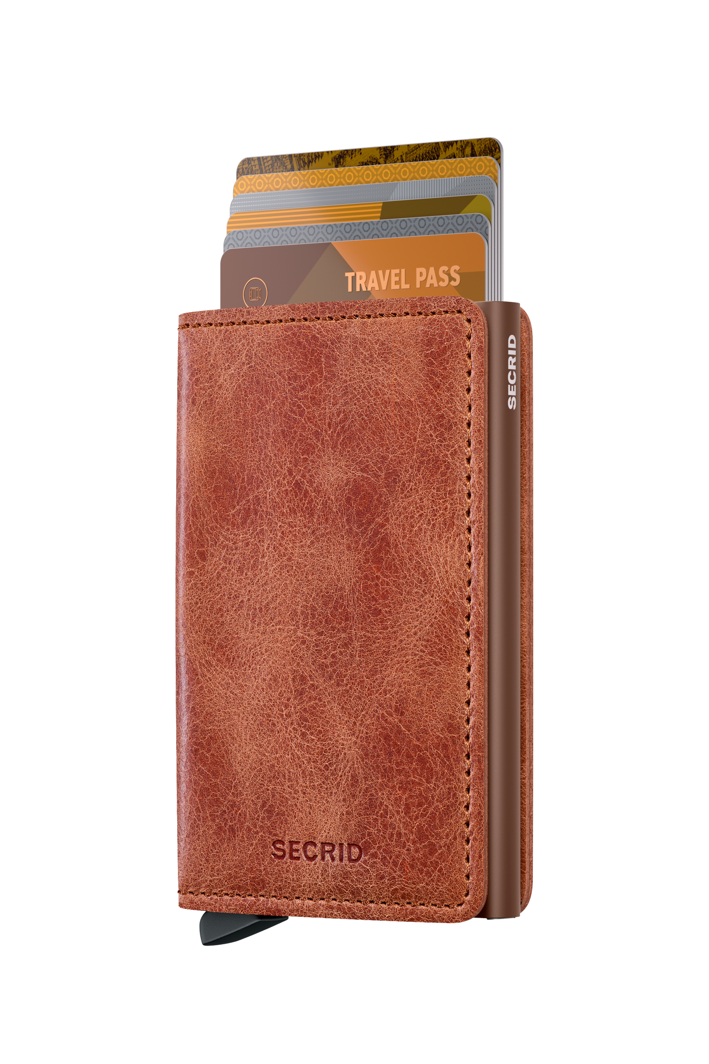 Slimwallet Vintage Cognac Brown