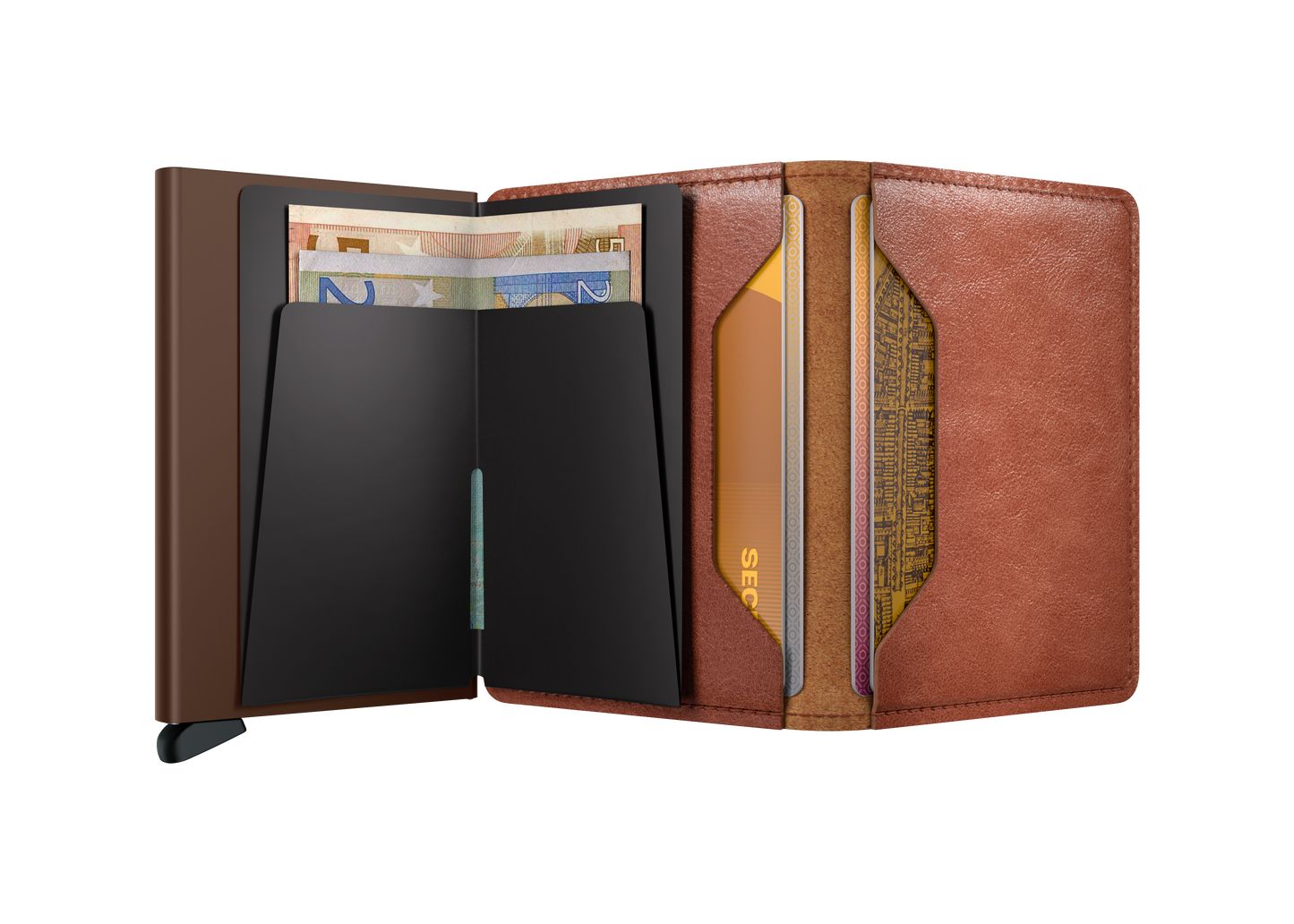 Slimwallet Vintage Cognac Brown