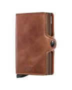 Twinwallet Vintage Cognac Brown