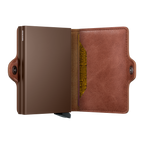 Twinwallet Vintage Cognac Brown