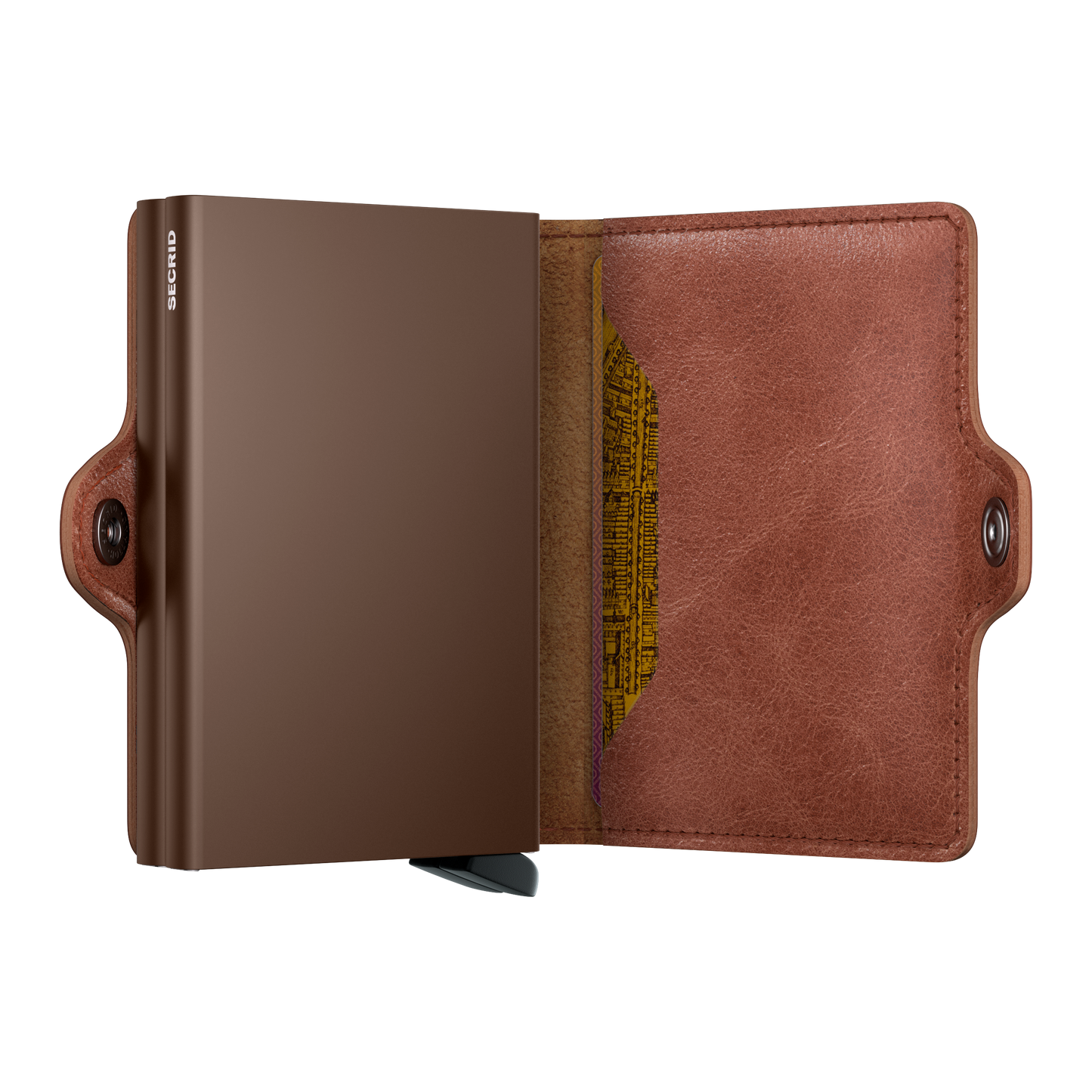 Twinwallet Vintage Cognac Brown