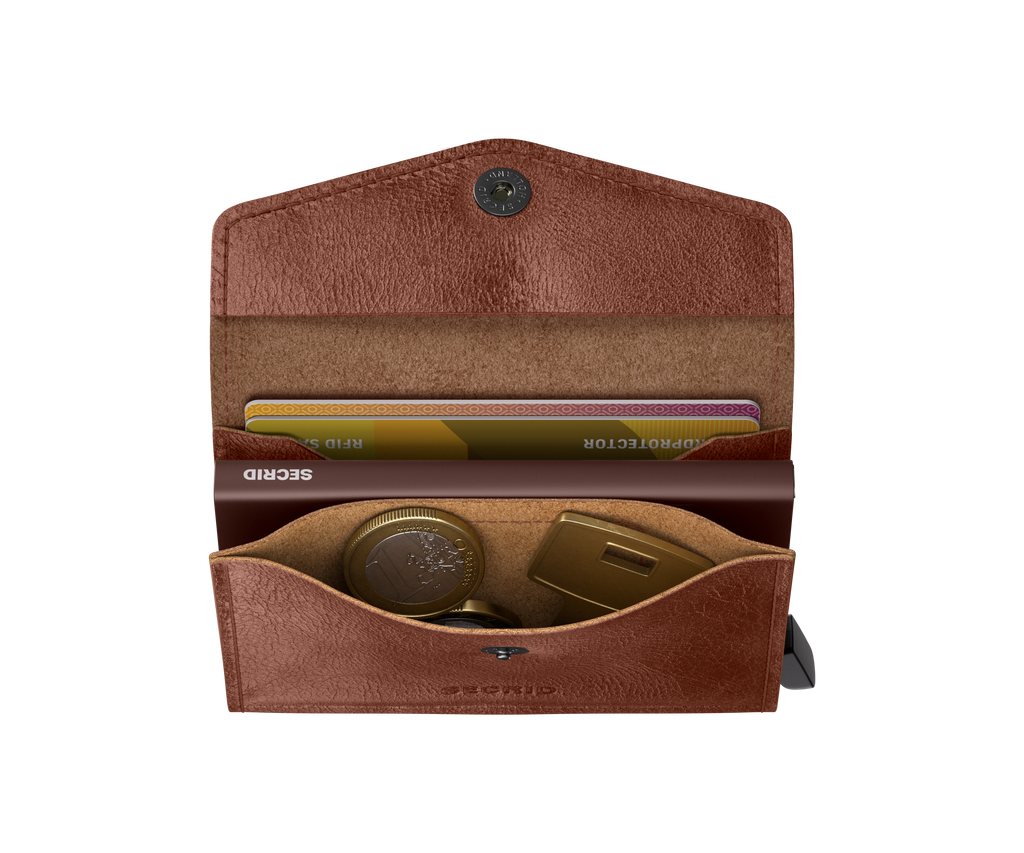 Envelope Wallet Vintage Cognac