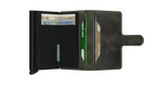 Miniwallet Vintage Olive Black
