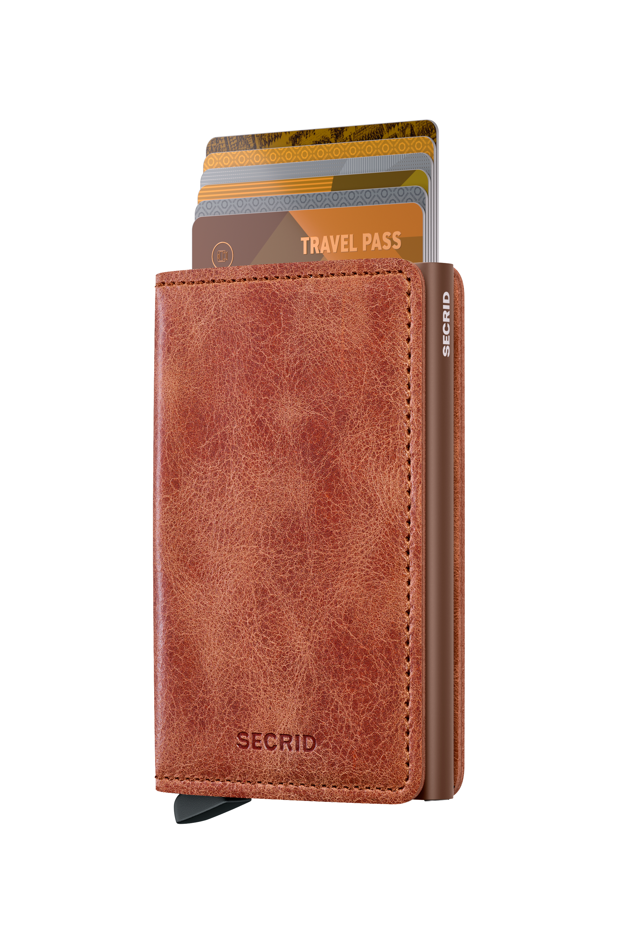 Slimwallet Vintage Cognac Brown