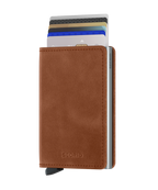 Slimwallet Vintage Cognac Silver