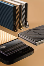 Premium Cardprotector Fluted for MagSafe Navy+