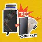 【 Slimwallet 限時優惠 】Stitch Linea Orange 送 Coinpocket 一個