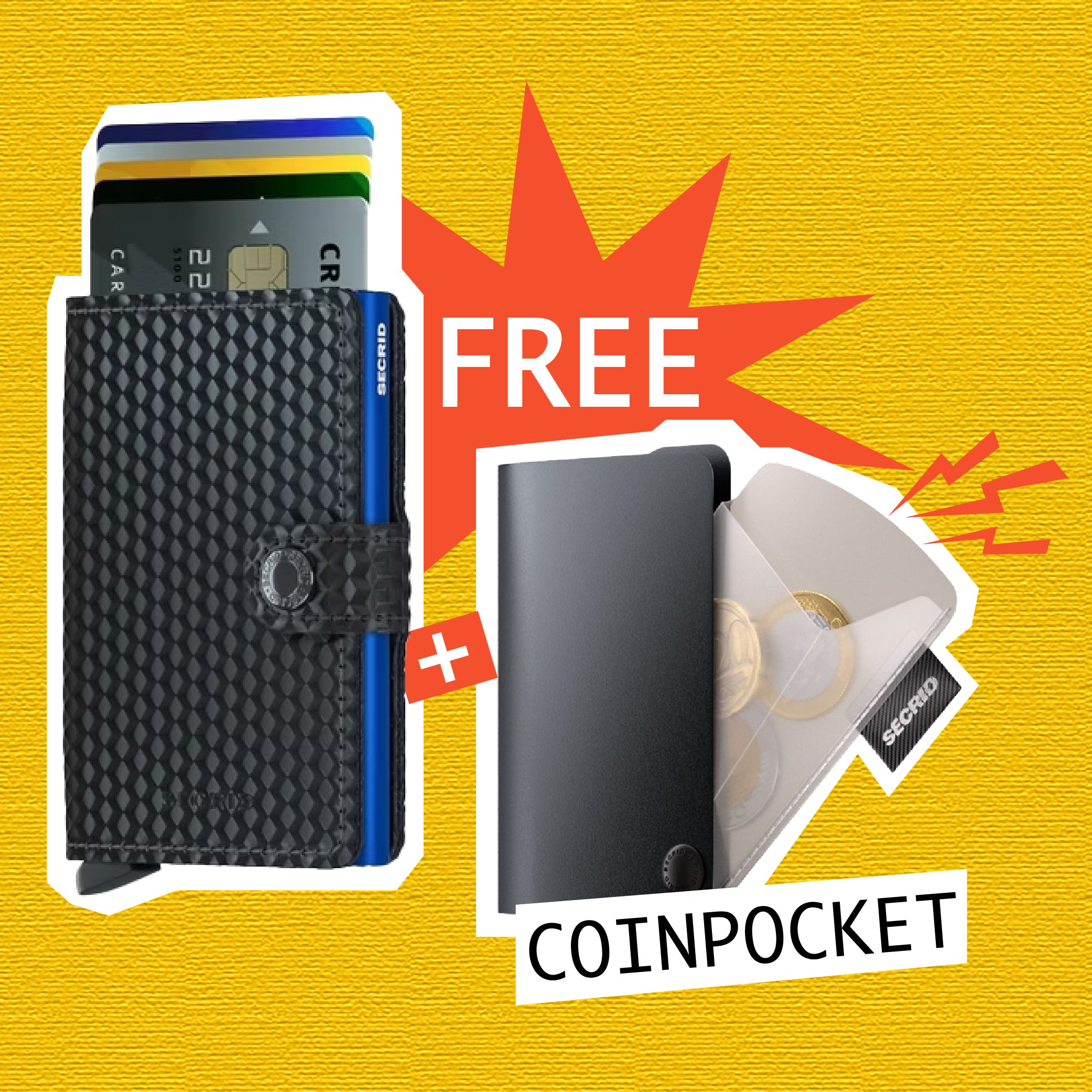【 Miniwallet 限時優惠 】Cubic Black Blue 送 Coinpocket 一個