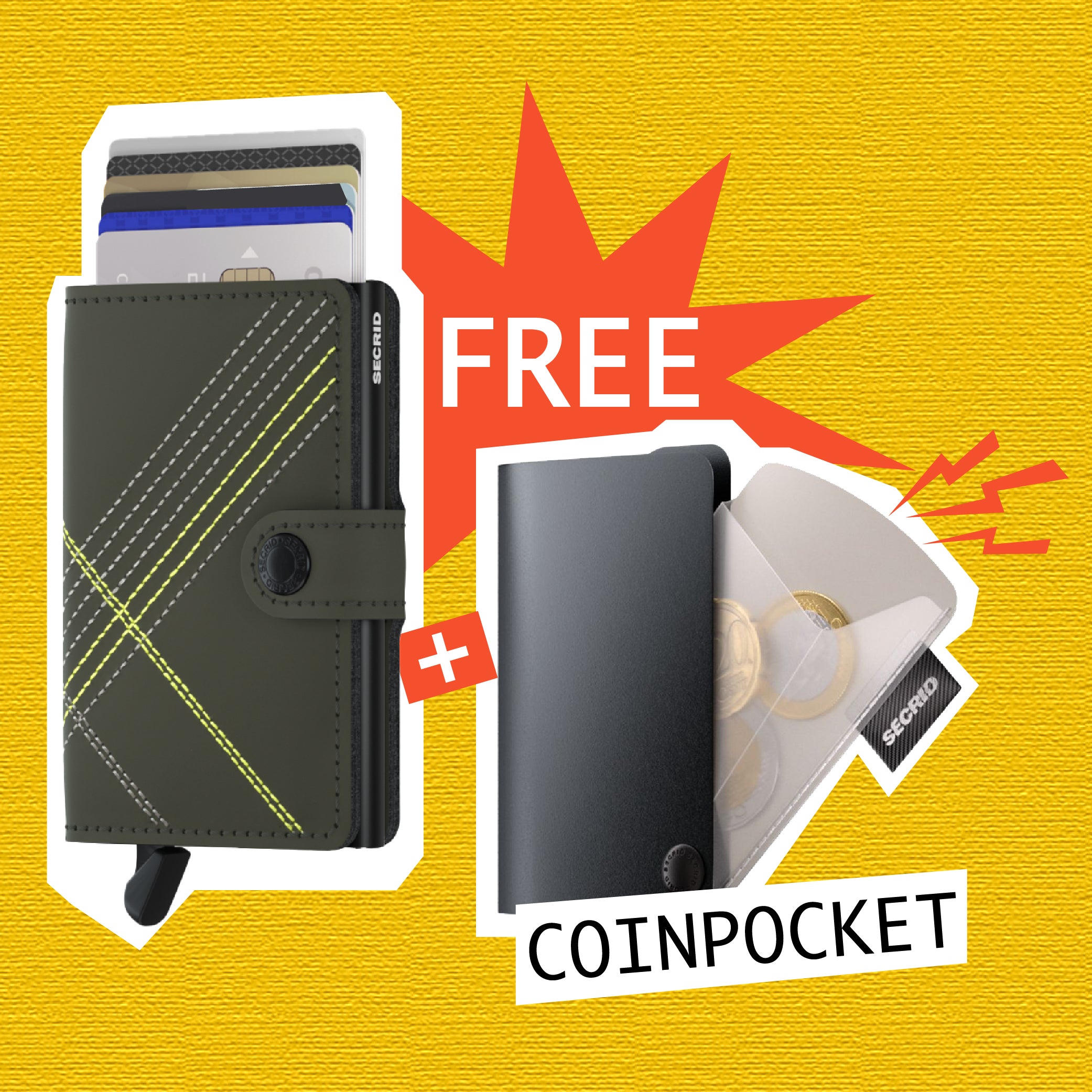 【 Miniwallet 限時優惠 】Stitch Linea Lime  送 Coinpocket 一個