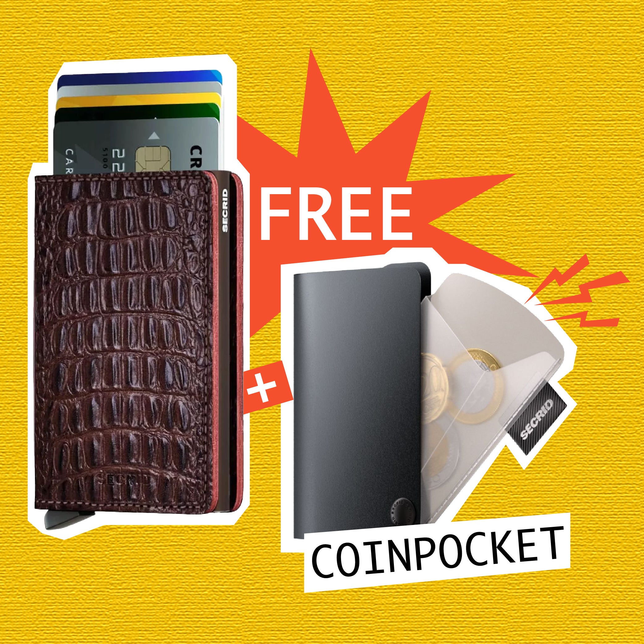 【 Slimwallet 限時優惠 】Nile Brown 送 Coinpocket 一個