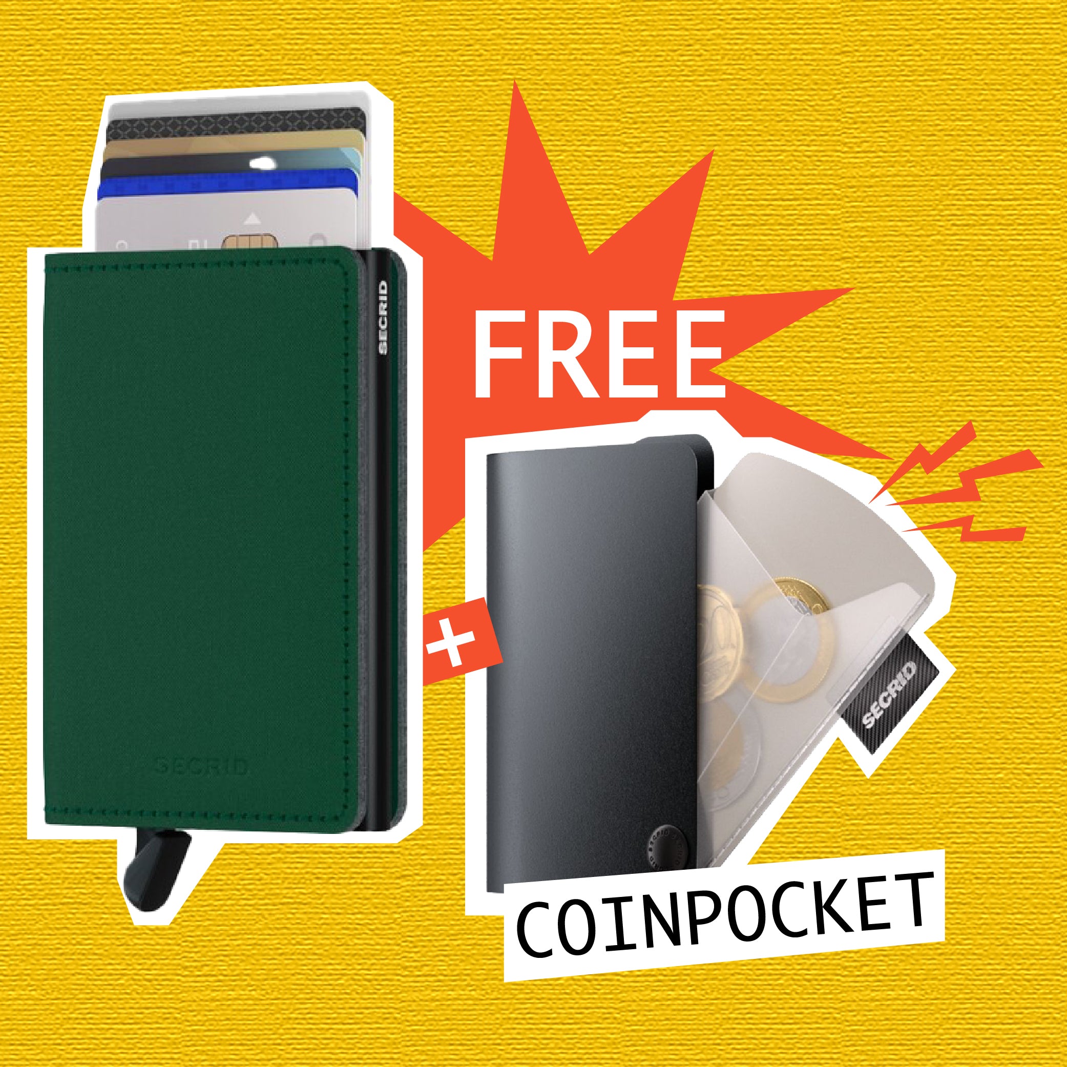 【 Slimwallet 限時優惠 】 Yard Green 送 Coinpocket 一個