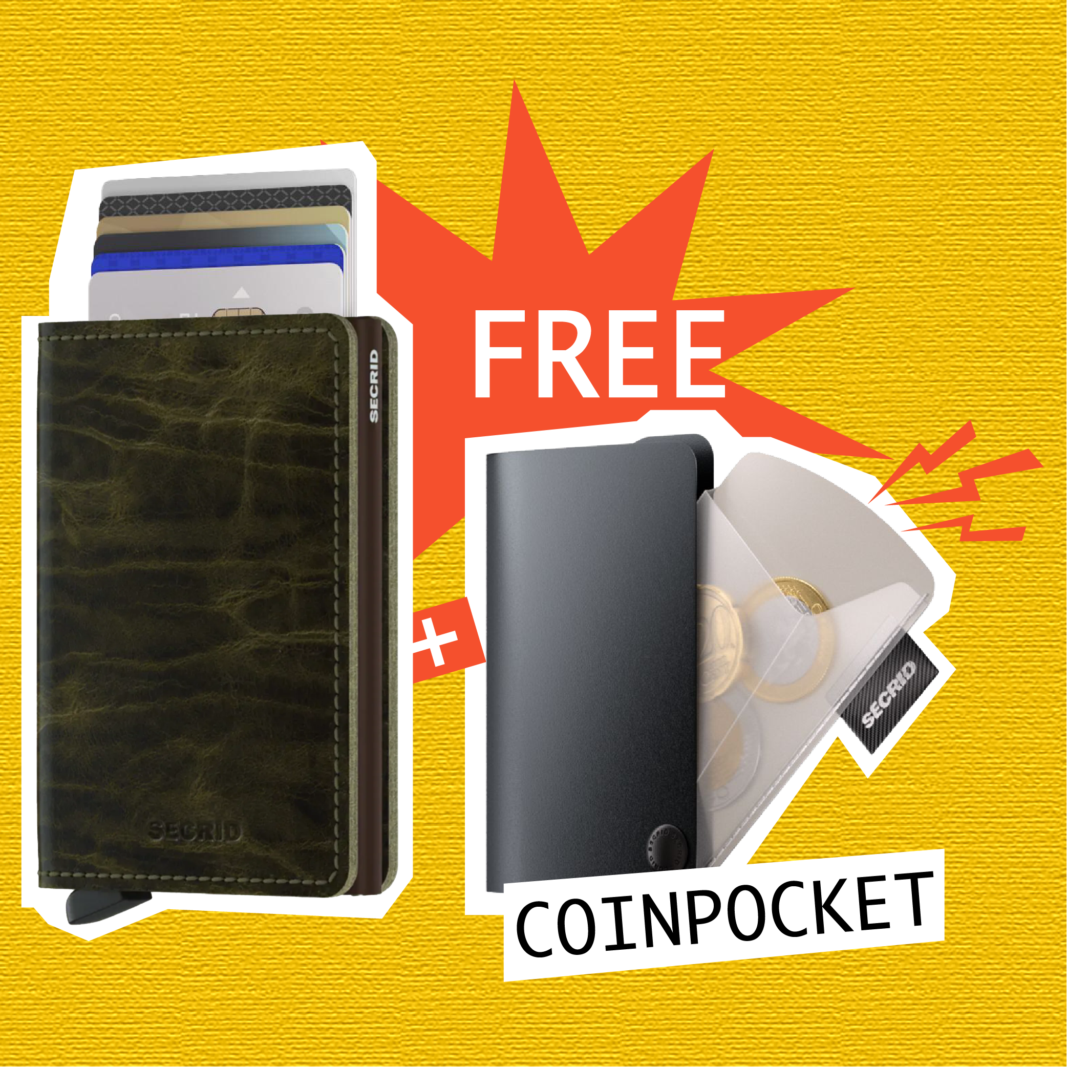 【 Slimwallet 限時優惠 】Dutch Martin Olive 送 Coinpocket 一個