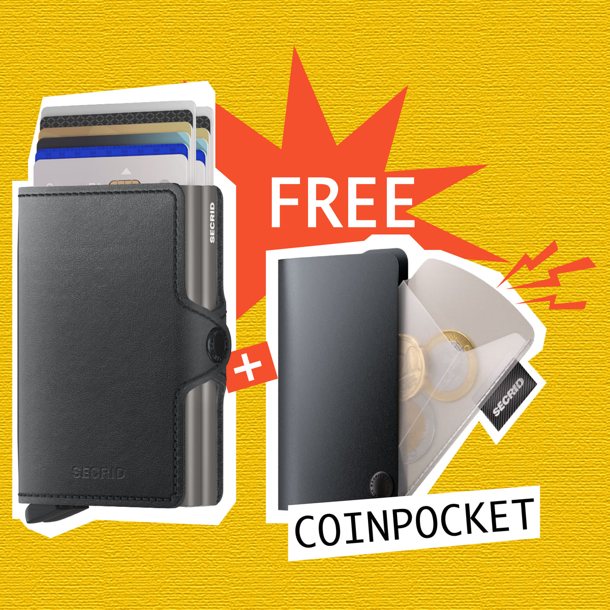 【 Twinwallet 限時優惠 】Mirum Black 送 Coinpocket 一個