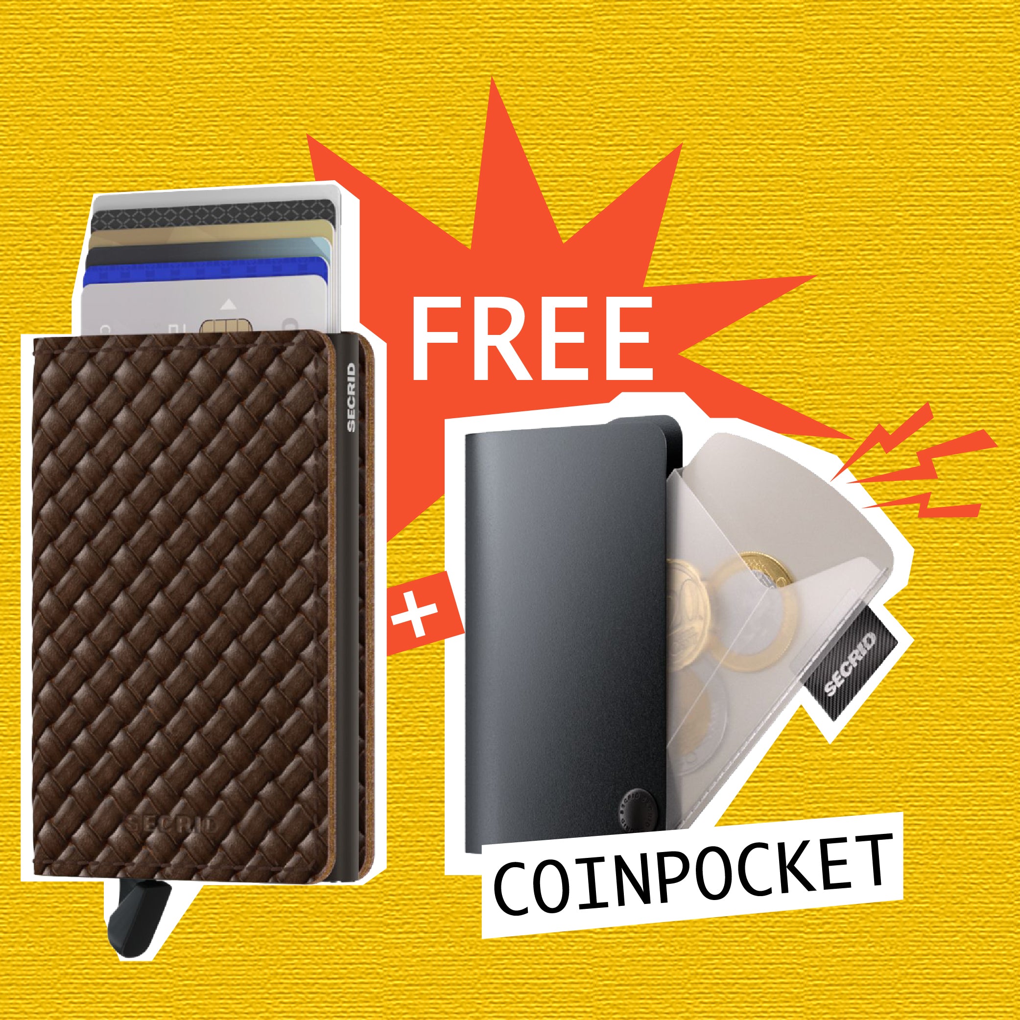 【 Slimwallet 限時優惠 】Basket Brown 送 Coinpocket 一個