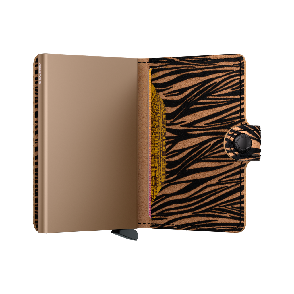 Miniwallet Zebra Beige