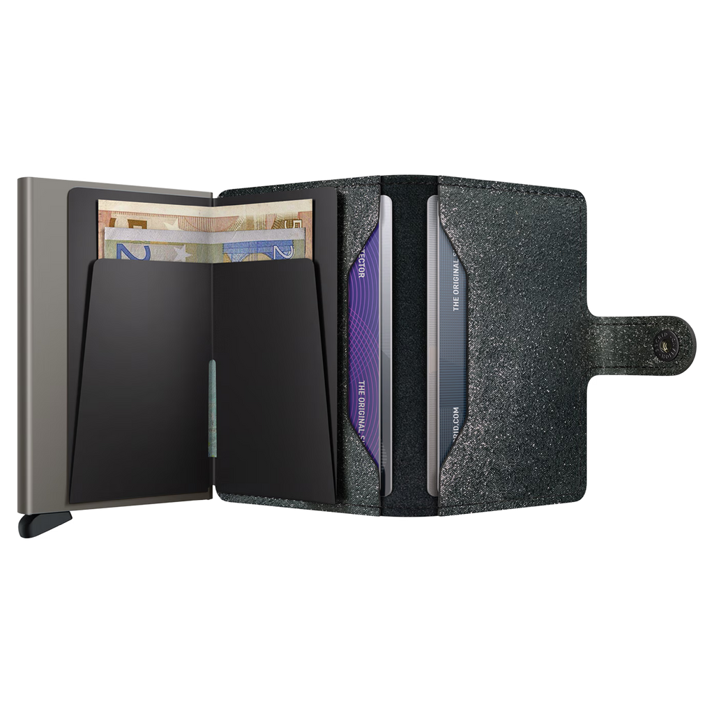 Miniwallet Stars Black